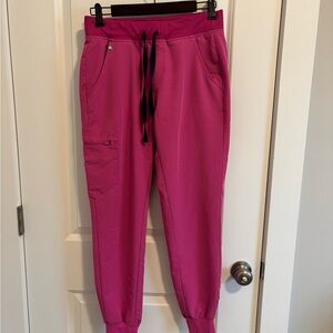 Figs Vibrant Pink Technical Joggers